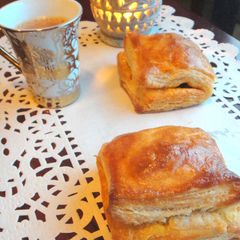 Chicken Puffs with Homemade Puff Pastry A picture of Chicken Puffs with Homemade Puff Pastry.