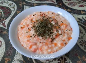 Foto resep MPASI 10m+ Bubur Cheezy Salmon