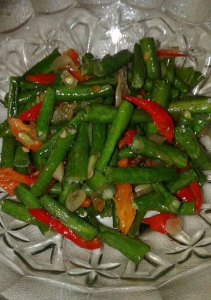 Foto resep Tumis kacang panjang