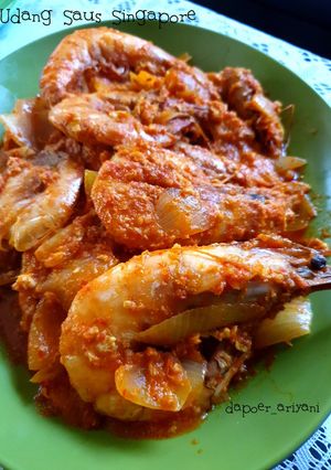 Foto resep Udang Saus Singapore