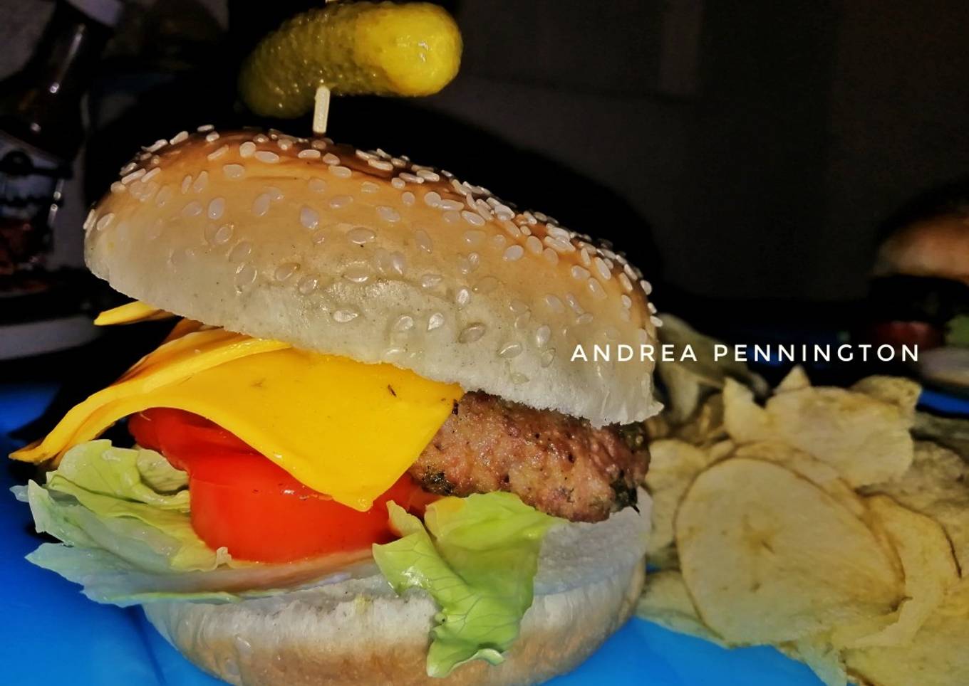 Hamburguesa al carbón