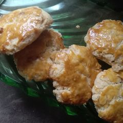 A picture of Almond Naan khatai 🫓🫓🫓.
