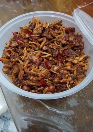 Foto resep Kering Tempe teri Kacang