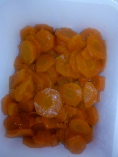 A picture of Glazed carrots.