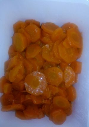 A picture of Glazed carrots.