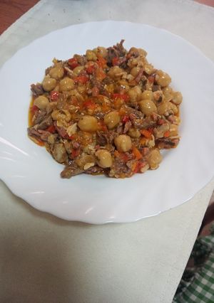A picture of Grandma's Ropa Vieja.