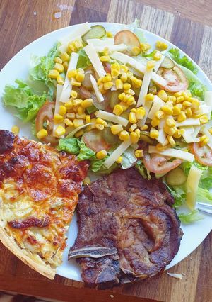Une photo de Quiche Poireaux / Lardons