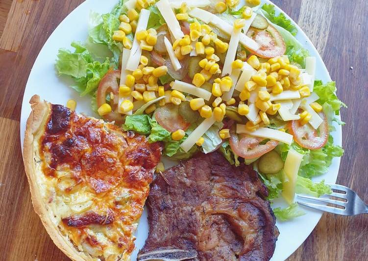 Quiche Poireaux / Lardons