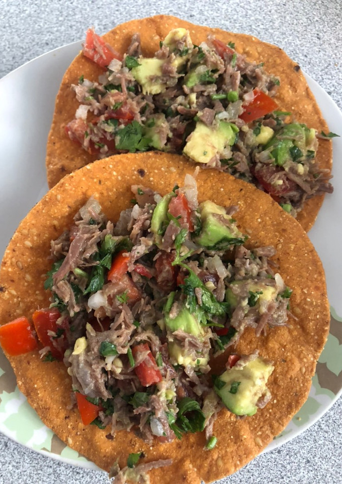 Una foto de Tostadas de salpicón