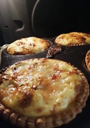 Une photo de Tarte à l'ail confit