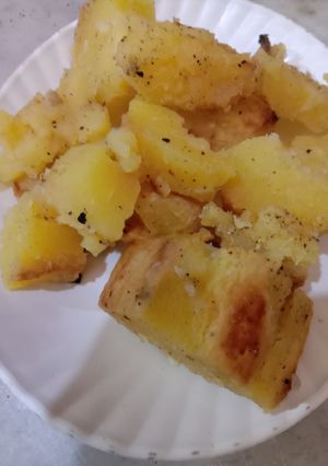 A picture of Sweet potato Chaat.