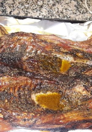 Una foto de Lechón al horno adobado