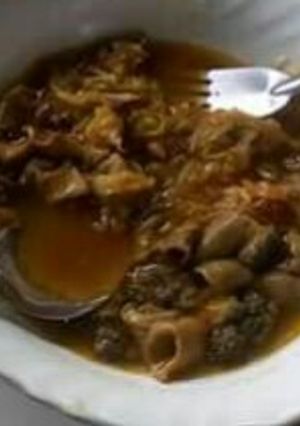 A picture of Matumbo stew.