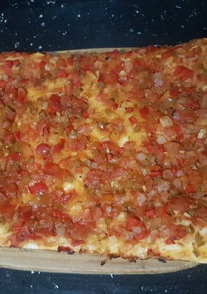 Una foto de Pizza con levadura