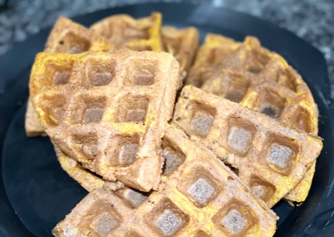 Carrot waffles