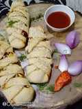 Stuffed braided bread