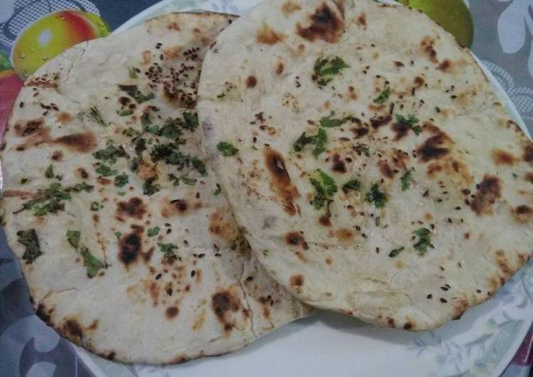 HomeMade Restaurant style Kulcha Naan Recipe: