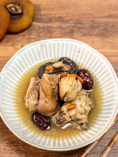 【老菜脯柿餅雞湯】大寒節氣燉湯,柿柿如意小孩愛 的食譜成品照片