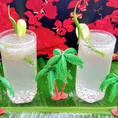 A picture of Kulukki sharbat (Kerala special drink).