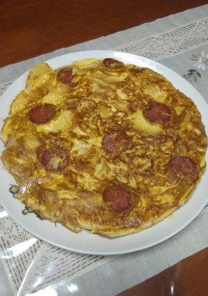 Una foto de Tortilla de papas a la española especial