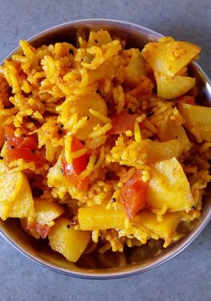 A picture of Veg Pulav.