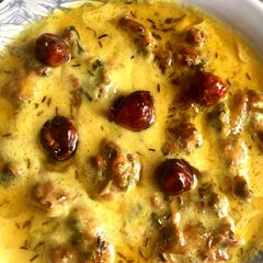 A picture of Kadhi pakora recipe.