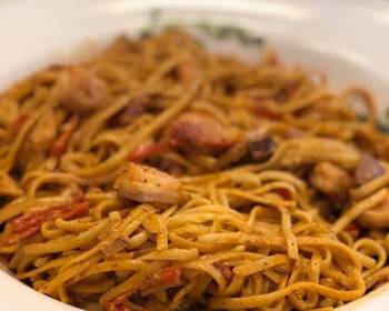 Easy Serving Recipe Cajun Shrimp Pasta Very Delicious