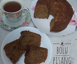 Resep Populer Bolu pisang Praktis Enak