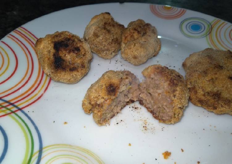 Bolinho de carne c/ Legumes - Tudogosreceitas