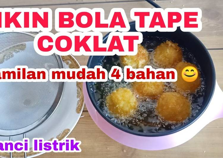 Camilan BOLA TAPE 4 BAHAN DI PANCI LISTRIK