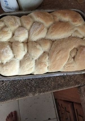 Una foto de Mi pan casero es la primera vez que hago