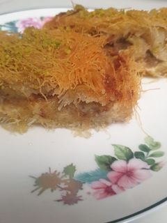 صورة لوصفة كنافة بالموز والقشطة