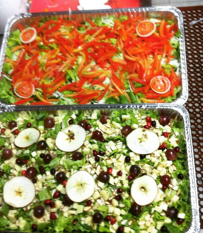 Una foto de Ensaladas frescas Navideñas