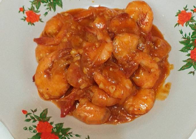 Udang Asam Pedas Manis