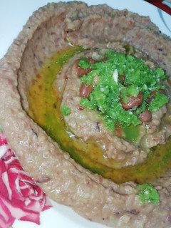 صورة لوصفة المثومه الخاصة بالحمص والفول