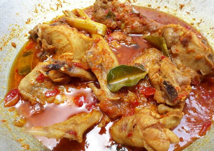 Cara Gampang mengolah Ayam bumbu rujak yang Lezat Sekali