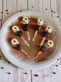 Dark chocolate and banana pops