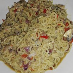 A picture of Tasty indomie noodle.