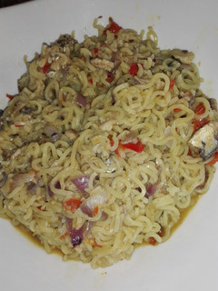 A picture of Tasty indomie noodle.