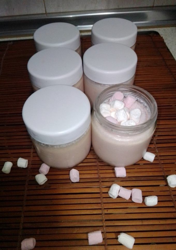 Una foto de Yogur casero de nubes