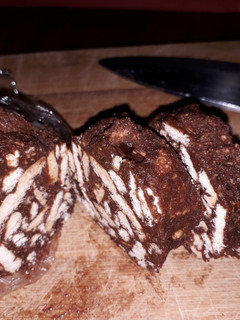 Una foto de Salchichón de chocolate