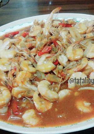 Foto resep Udang Saus Padang