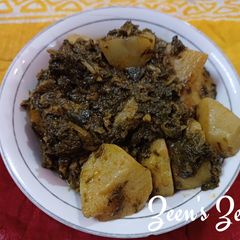 A picture of Aloo Methi Suvaa Paalak.