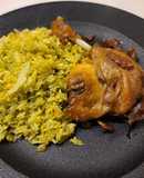 Arroz al Cilantro o Culantro