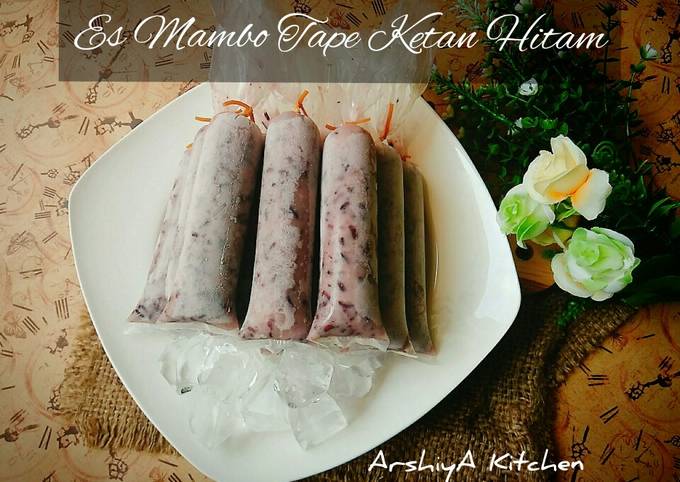Standar Resep memasak Es Mambo Tape Ketan Hitam  enak