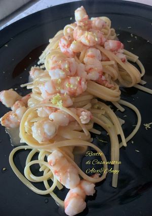 Foto di Linguine mazzancolle al limone