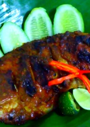 Foto resep Ikan bakar pedas manis bumbu komplit