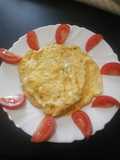 Omletă cu brânză burduf de capră