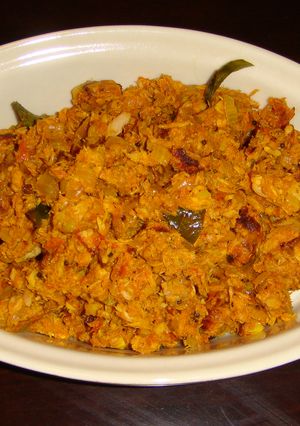 A picture of Spicy Tuna 'Sabzi'.