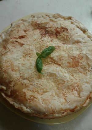 Una foto de Empanada caprese
